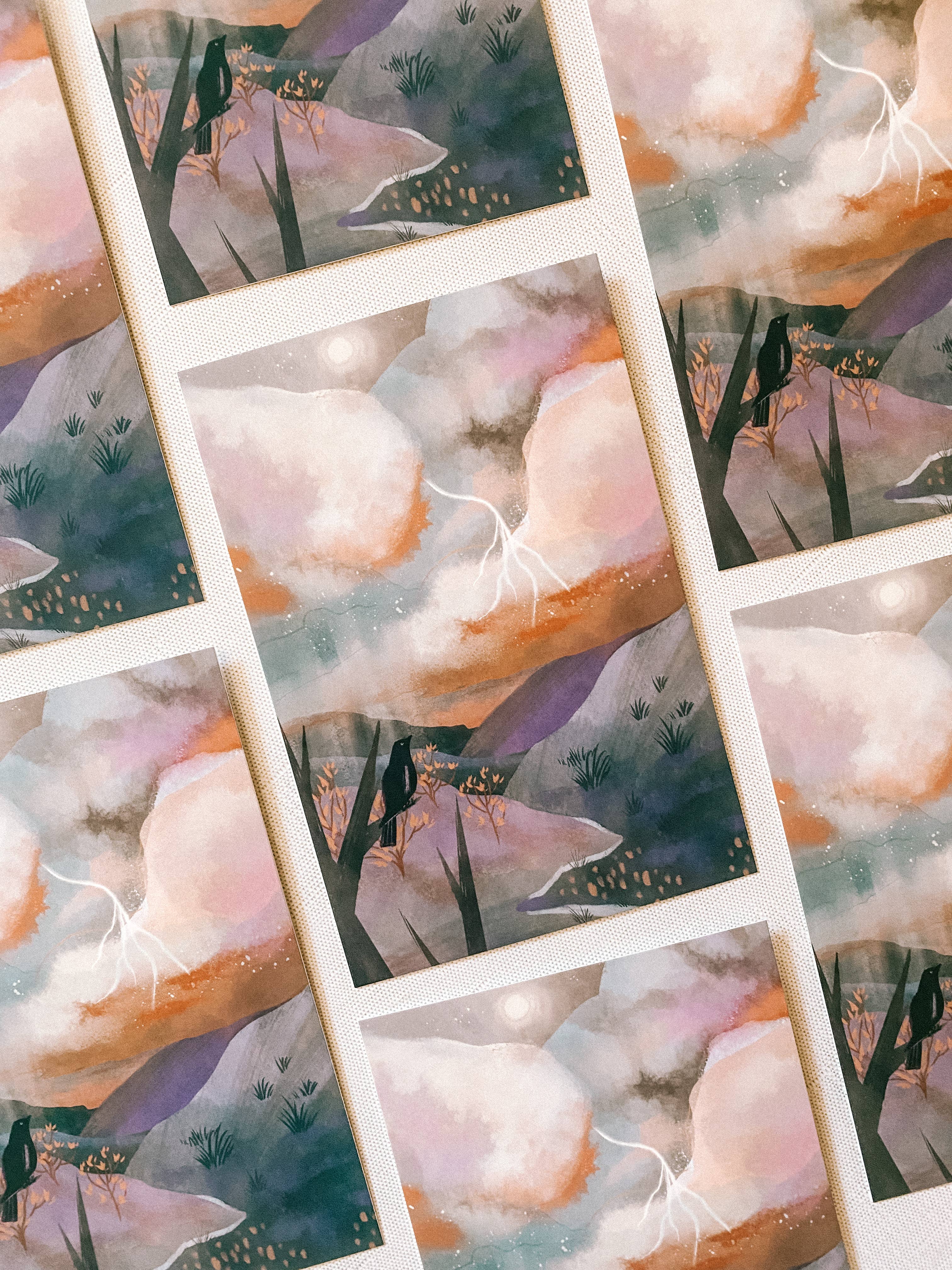 Lantern Print Co. - Wholesale Art Print - Art Print: Summer Tempest; 5x7, 8x10, 4x64