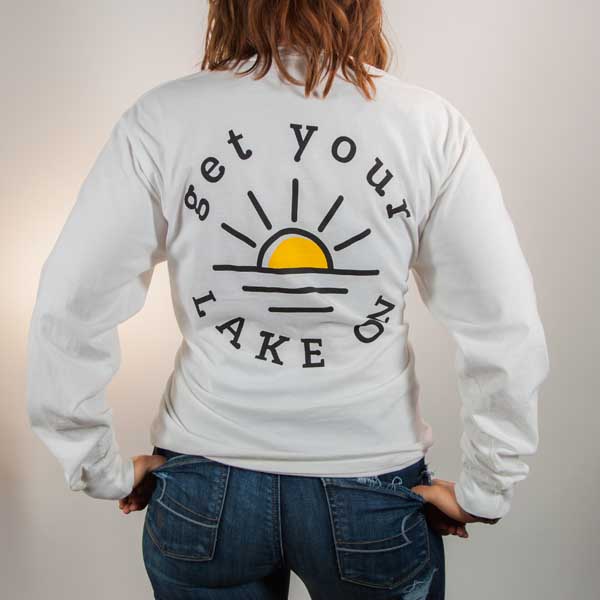 Lake On Company - Wholesale Screen Printed T-Shirt - Men's - Unisex Long Sleeve T-shirt With Pocket5