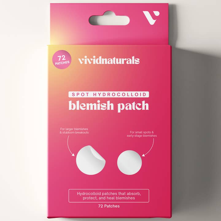 Spot Hydrocolloid Blemish Patch By Vivid Naturals Skin Care (Copy) for wholesale by Rensi Beauty