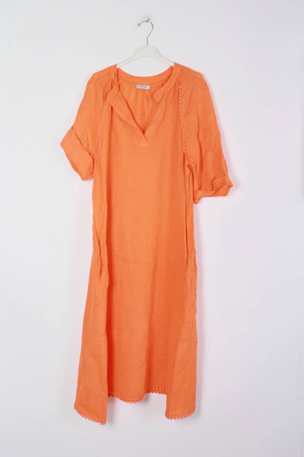 LÉA & LUC - Wholesale Dress - Women's - Long dress in 100% linen REF.716140
