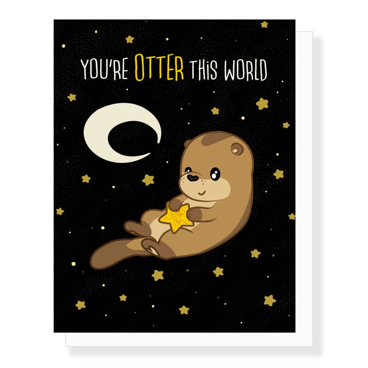 Emii Creations - Wholesale Love Card - Otter This World Card