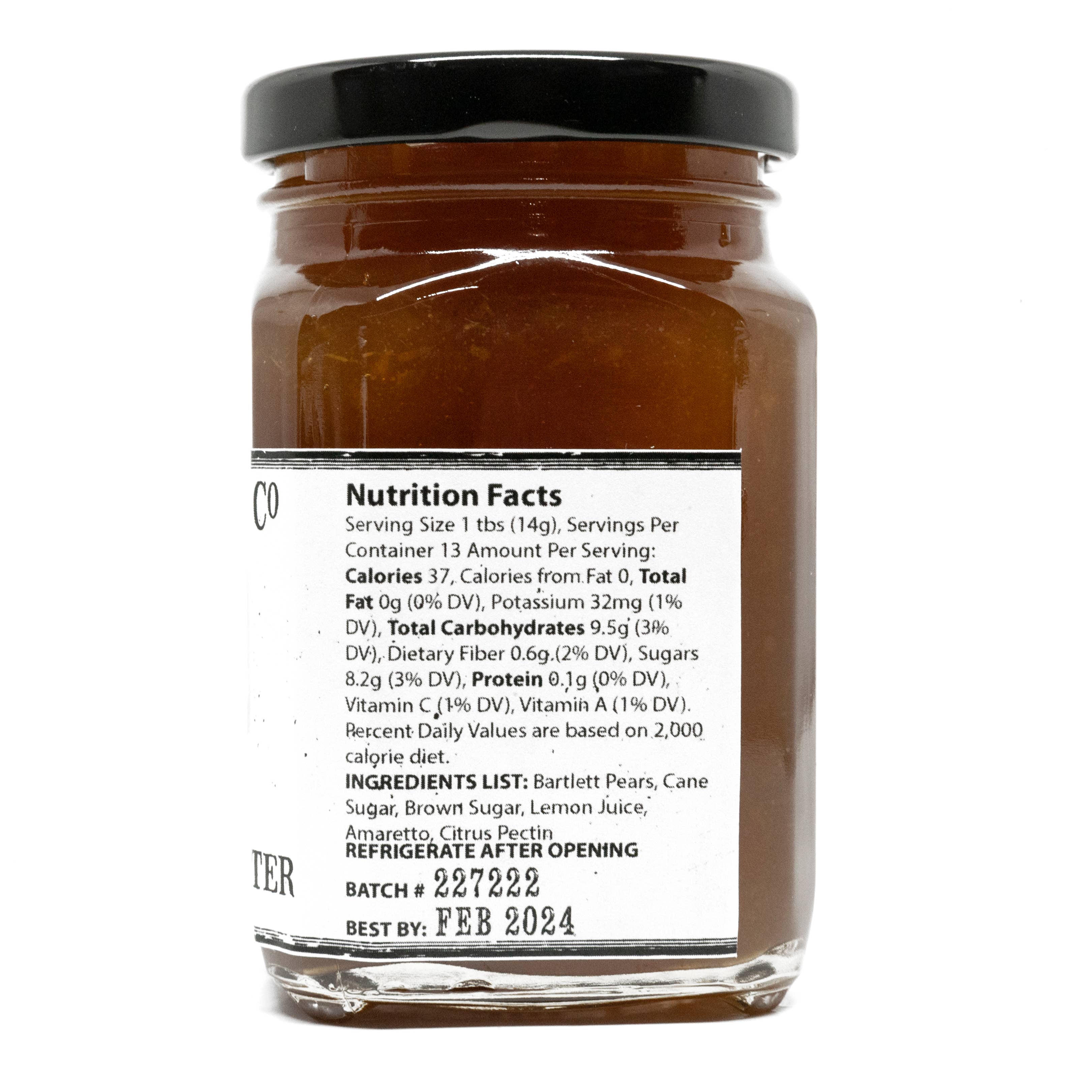Small Batch Jam Co. - Wholesale Jam/Jelly - Amaretto Pear Butter2