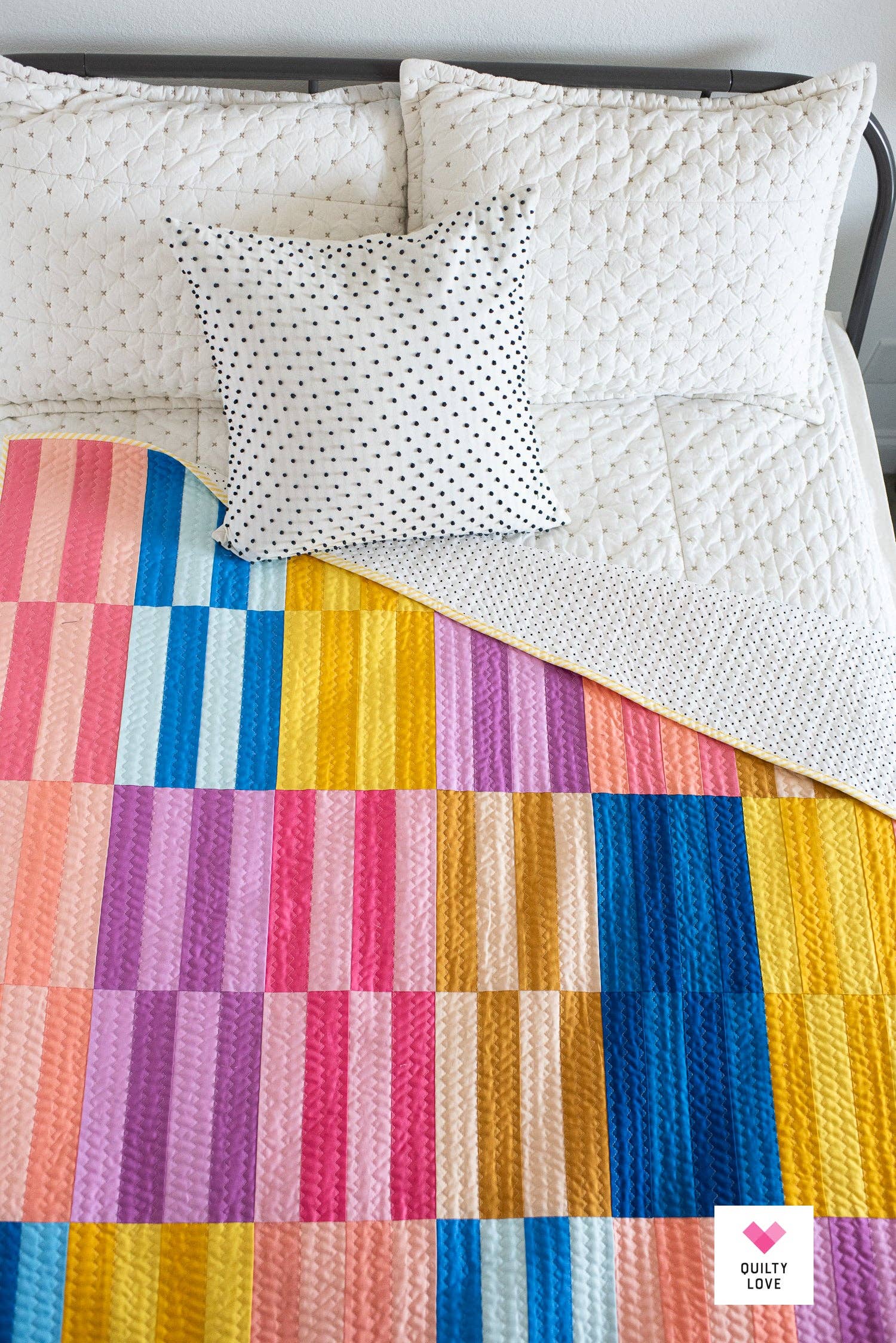 Quilty Love - Wholesale Craft Sewing Kit - Jelly Stripes Printed PAPER pattern2