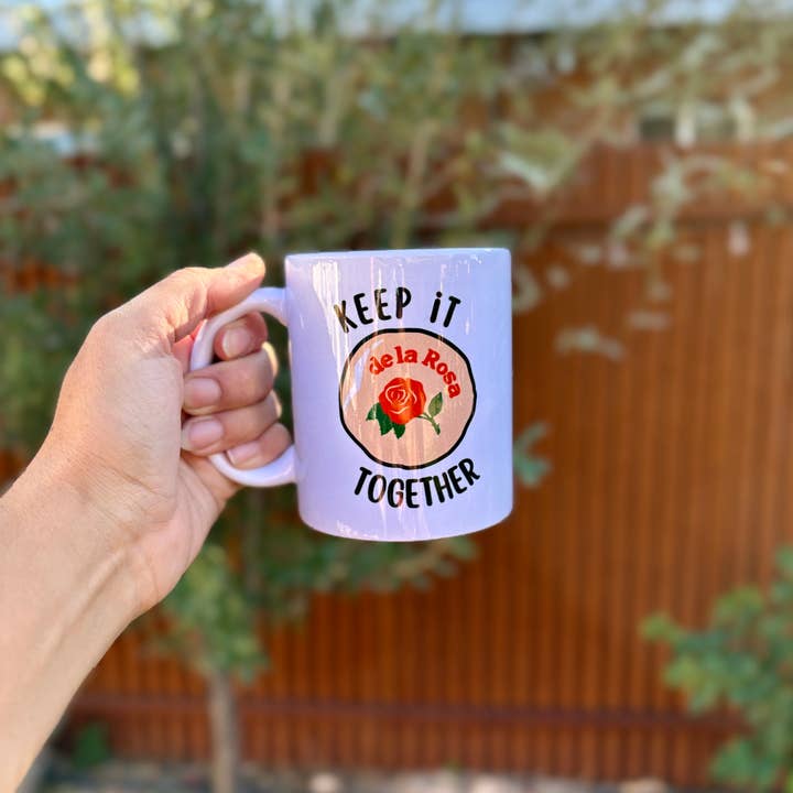 Mazapan-Keramikbecher „Keep It Together“ – 325 ml für den Großhandel von Las Changuis Tianguis