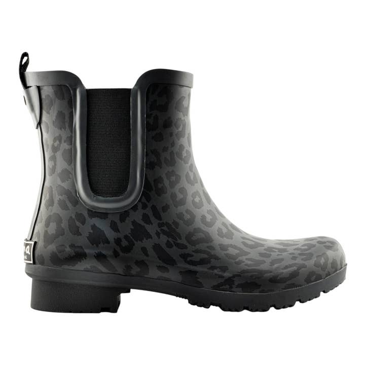 ROMA BOOTS – wholesale Regnstövlar - Dam – CHELSEA MATT LEOPARD KVINNORS REGN STÖVLAR