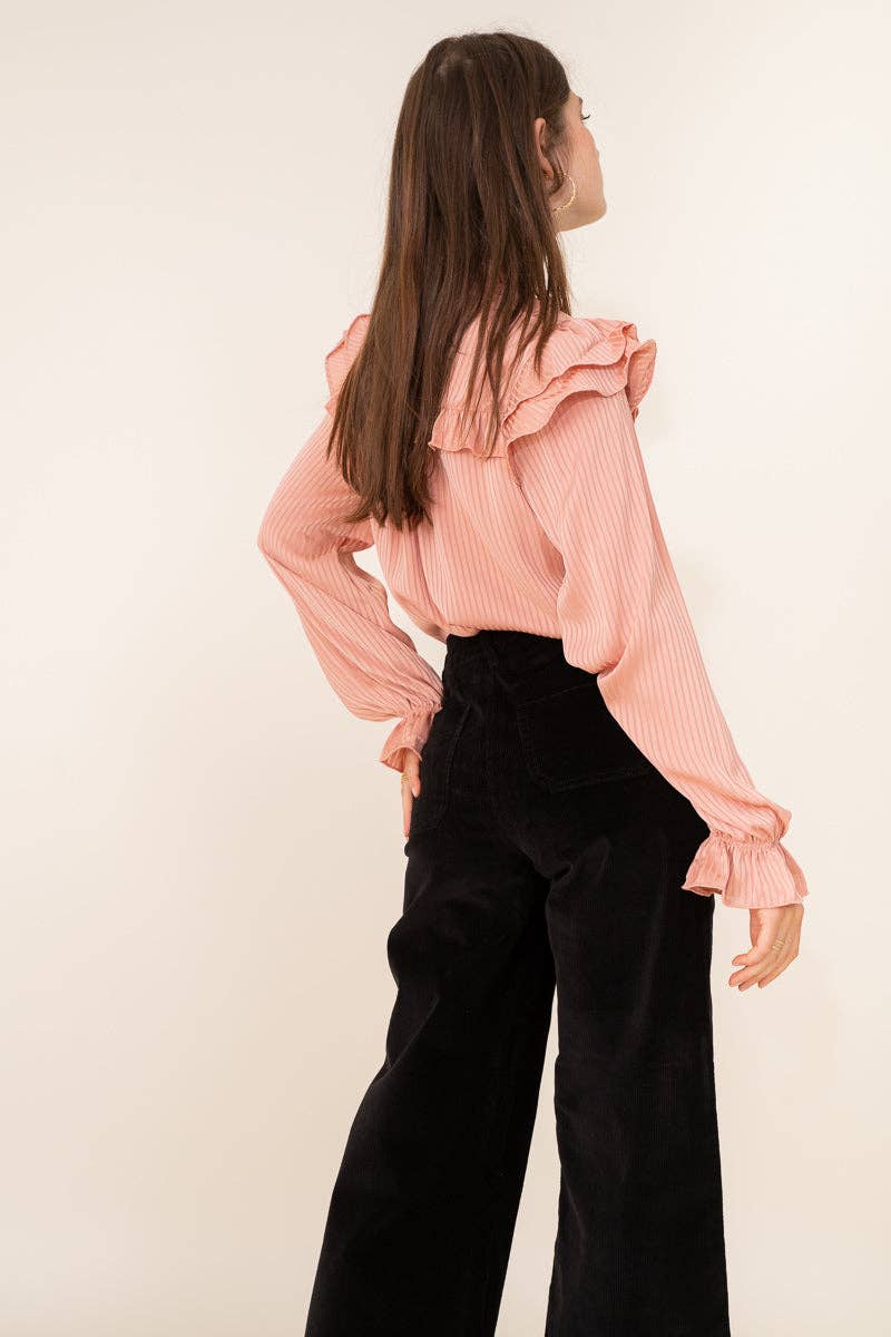 Oraije Paris - Wholesale Pants - Women's - Valentina velvet wide pants3