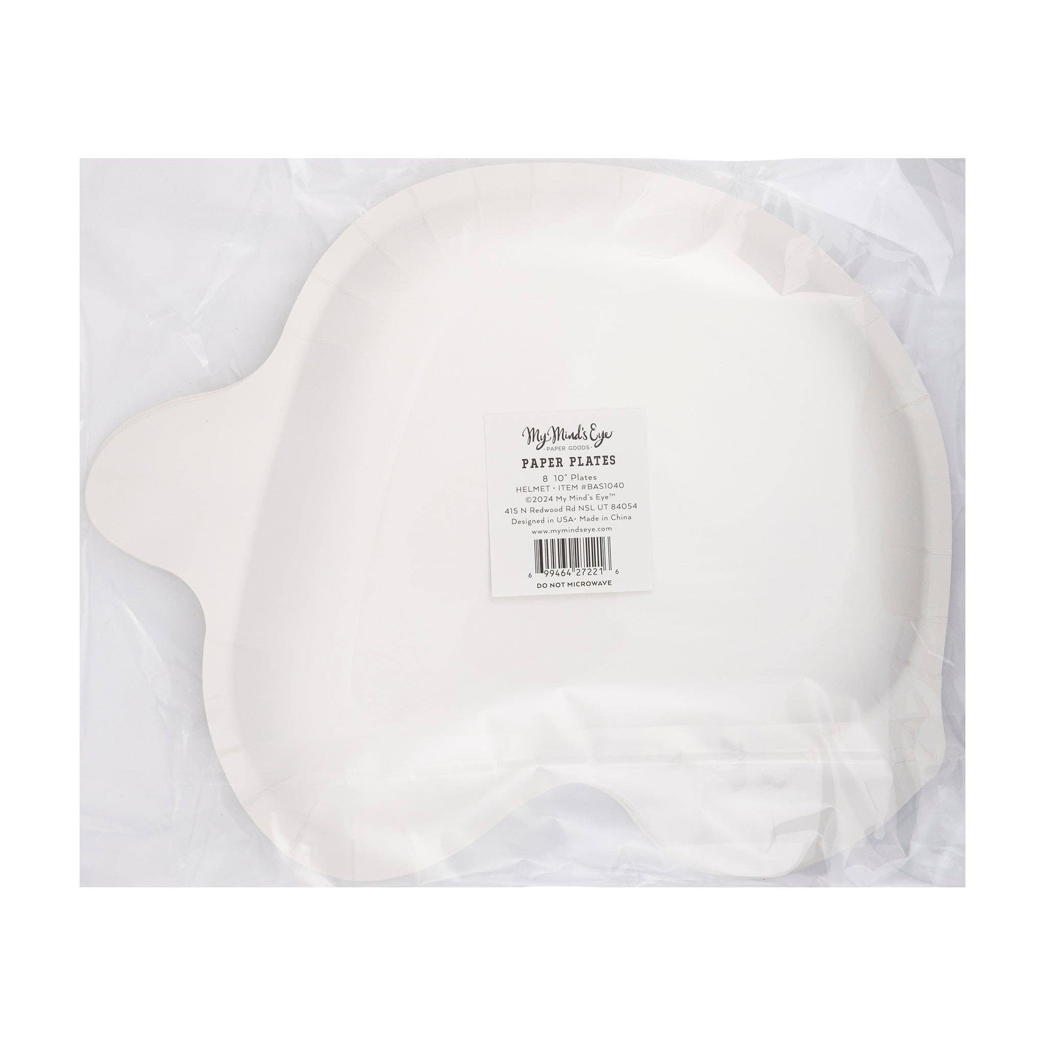 My Mind’s Eye - Vendita all'ingrosso Piatti monouso - BAS1040 - Piatto di Carta a Forma di Casco6