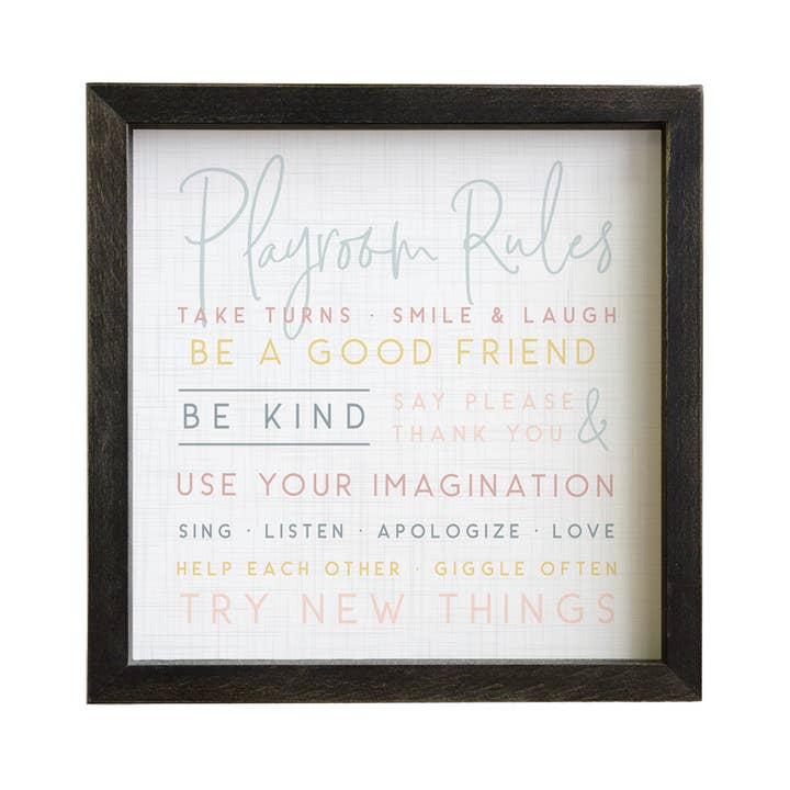 RFL1278 - Regras da sala de jogos por atacado de Sincere Surroundings