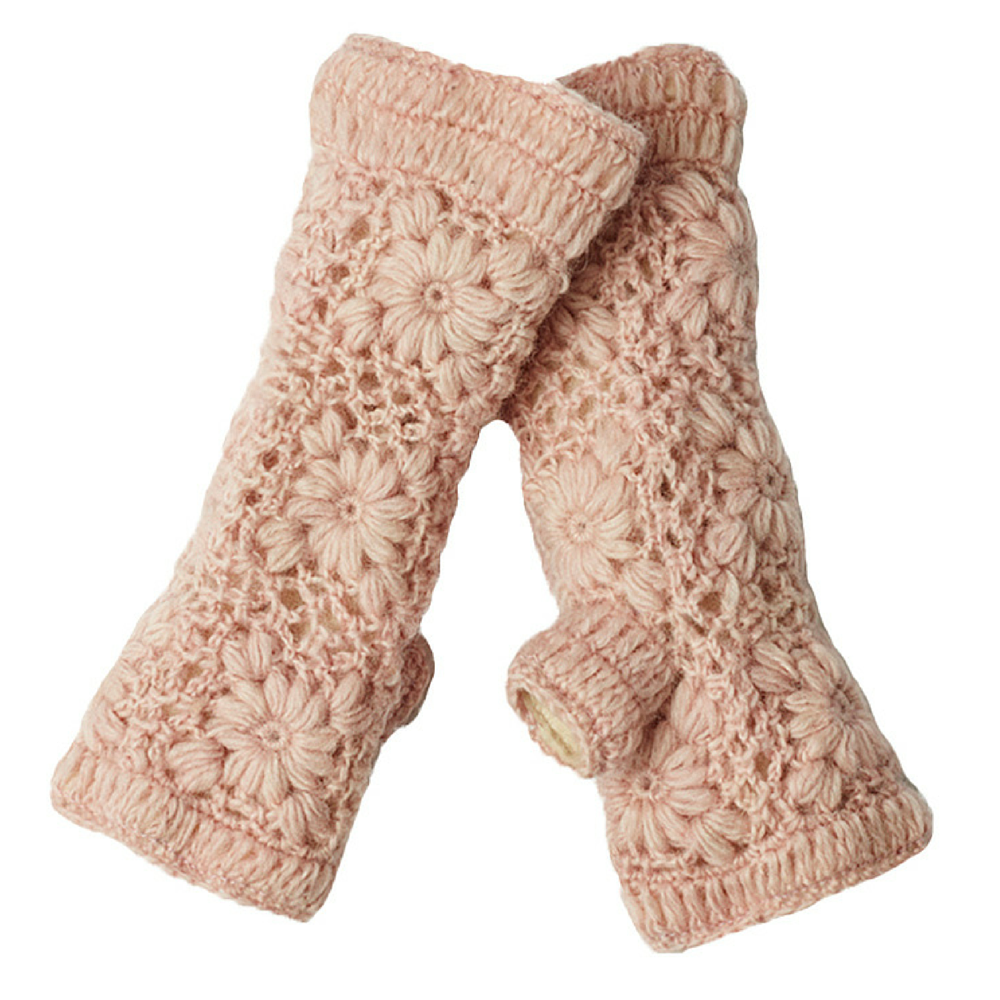 Nirvanna Designs, Inc. – wholesale Hand warmer – Flower Crochet Handwarmers8
