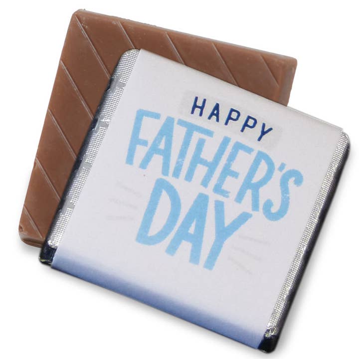 UK ONLY. Milk Choc Neapolitans-"Happy Father's Day" for wholesale by Hames Chocolates