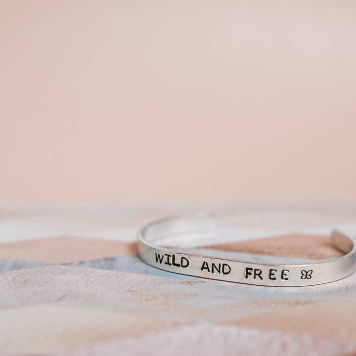 Bracelet sauvage et libre, bracelet manchette inspirant pour la vente par MKayAccessories