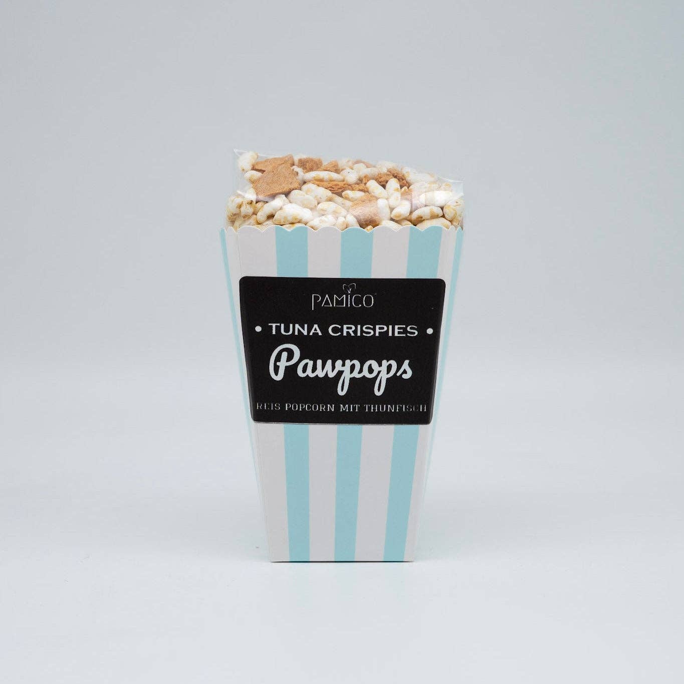 PAMICO – Engroshandel Godbid - Hund – Rejepops med tun - Hundepopcorn puffet ris