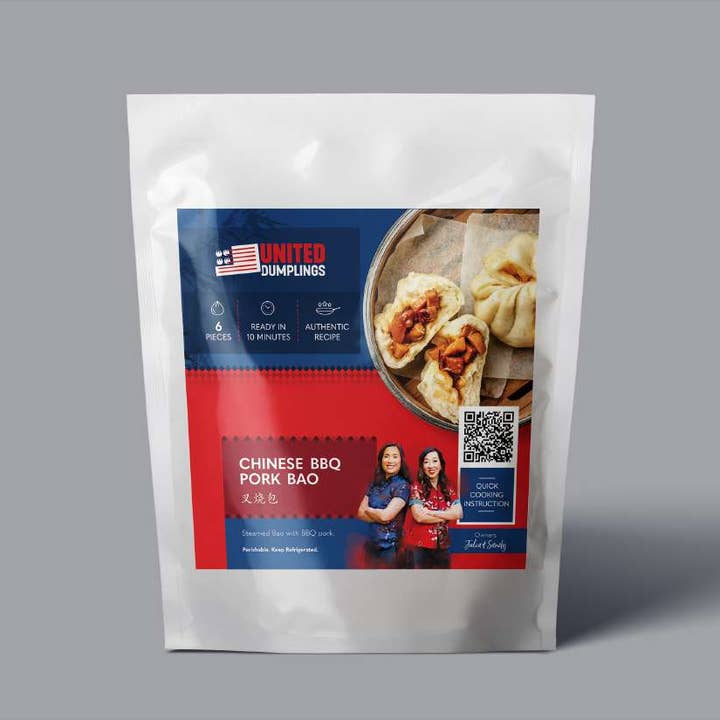 United Dumplings - Wholesale Shelf Stable Prepared Meal - Chinese BBQ Pork Bao (12)