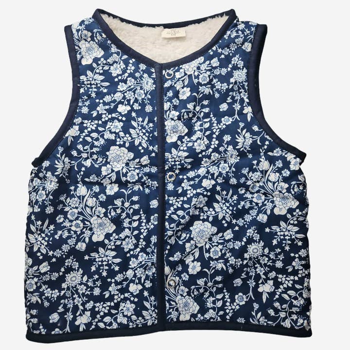 Little Scandi baby - Wholesale Outerwear Vest - Kids - Kids Stylish Vest Scilla Navy