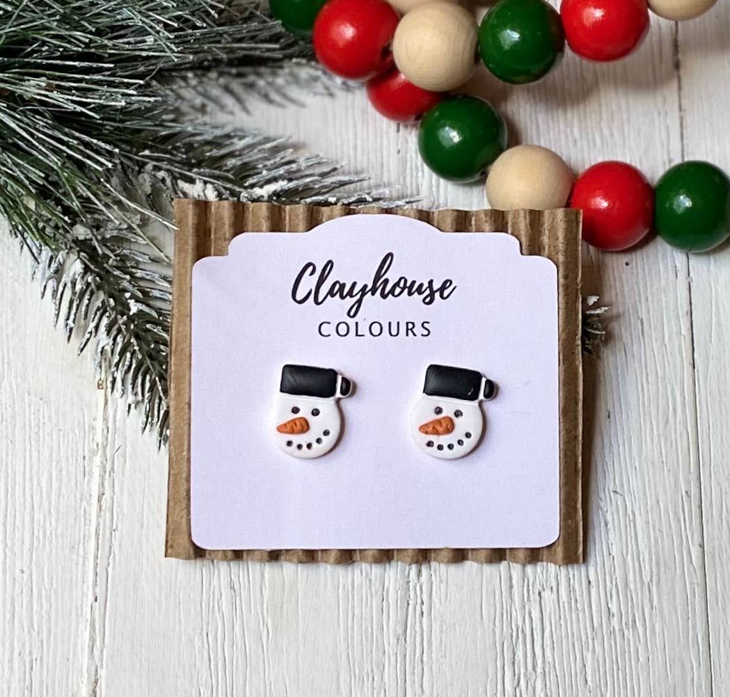 Clayhouse Colours - Wholesale Stud/Post Earrings - Christmas Stud Earrings8