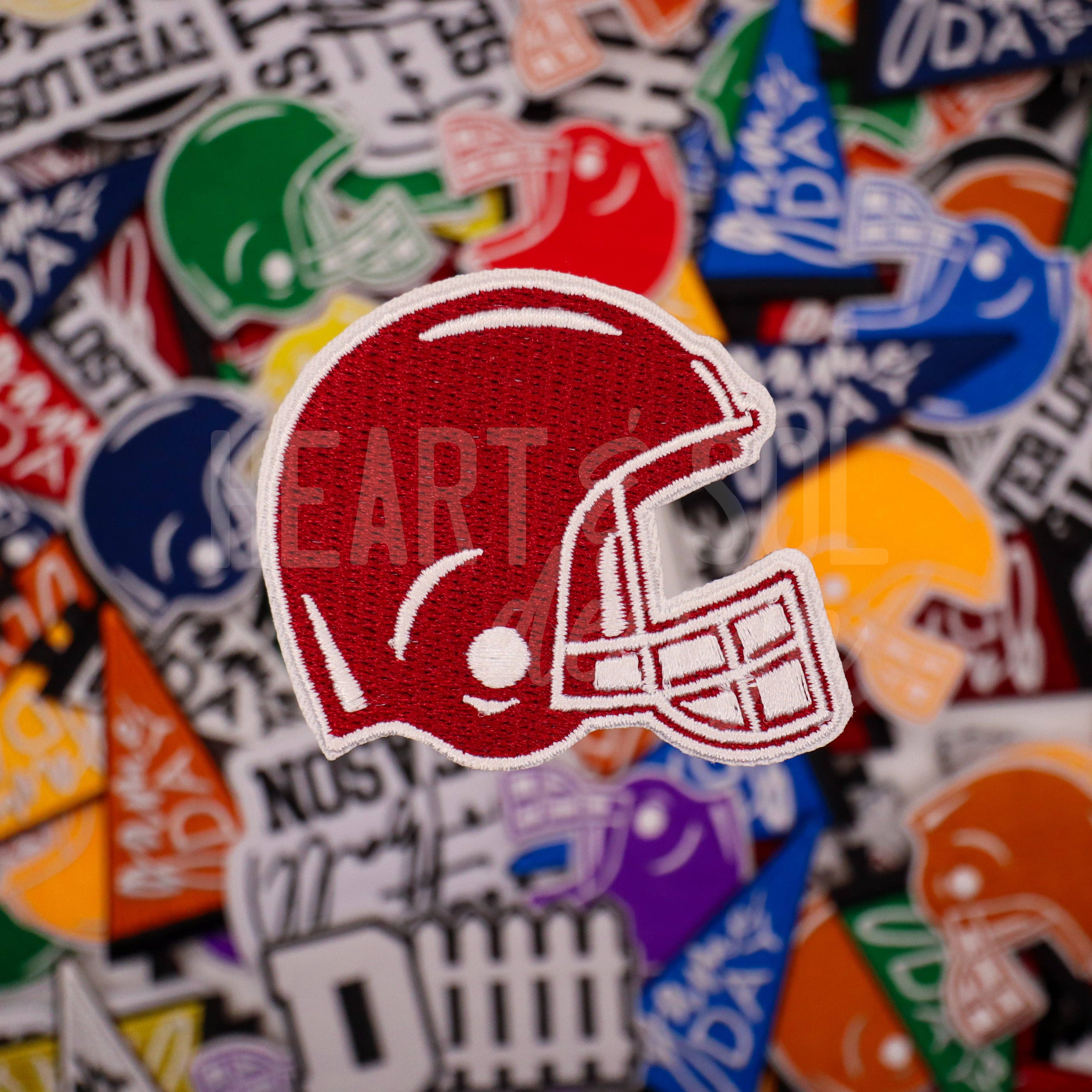 Heart & Sol Design – Großhandel Aufnäher – Aufnäher mit FUSSBALLHELM9