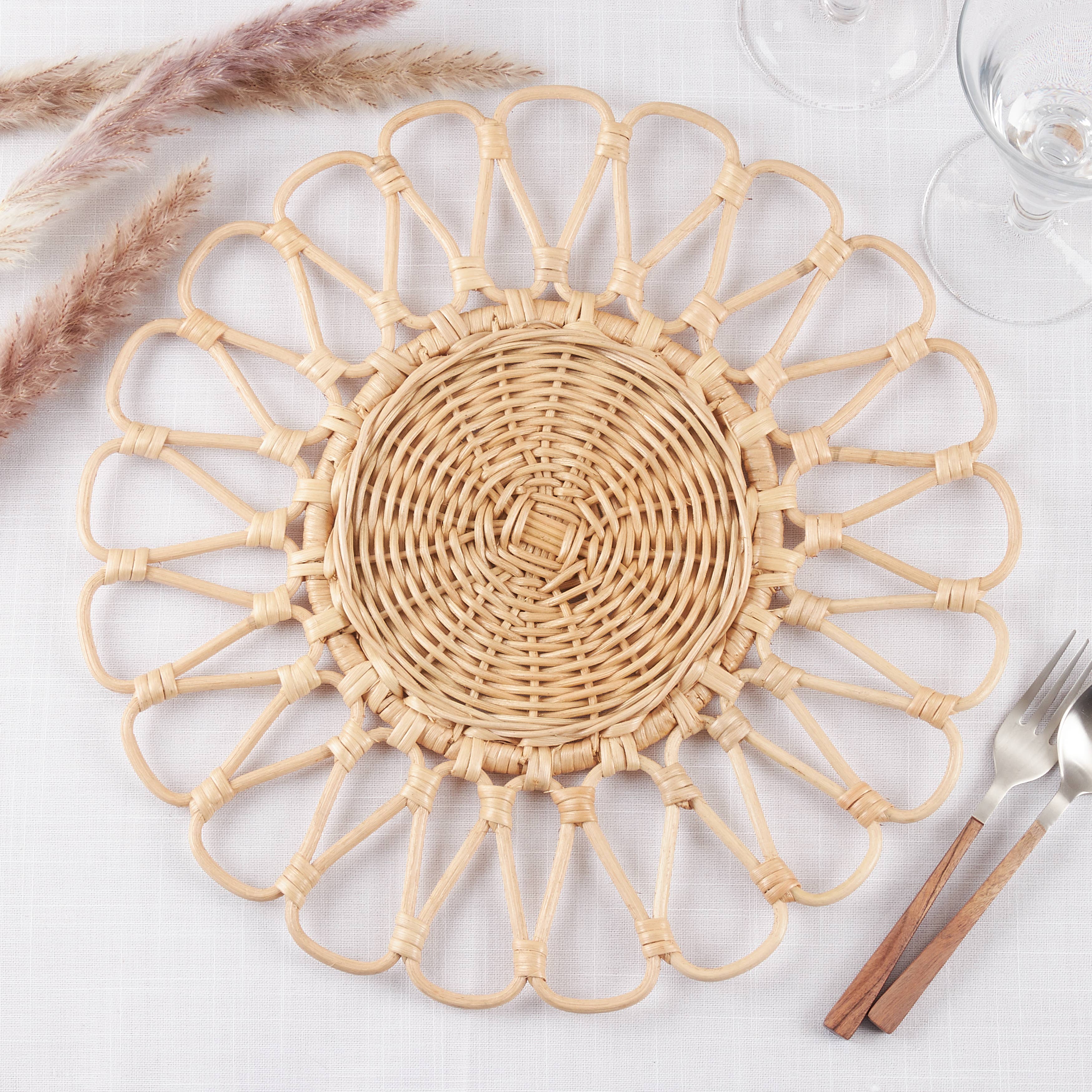 Saro Lifestyle – wholesale Placemat – Rattan Placemat1