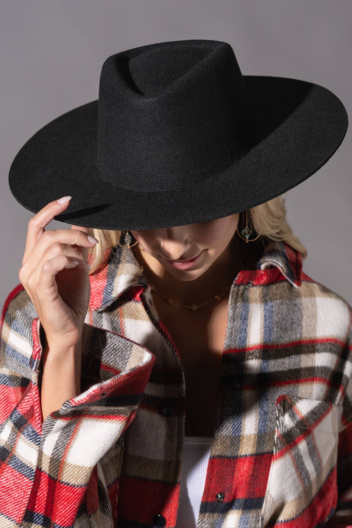 Urbanista - Wholesale Fedora - Women's - 100% Australian Wool Triangular Panama Hat-Blank3