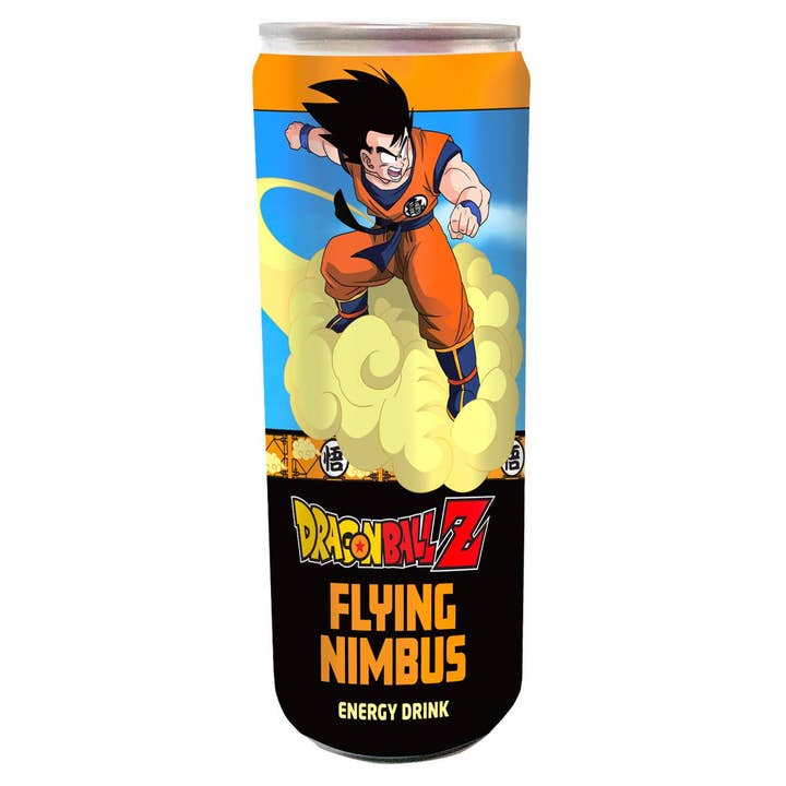 Pops Distro Inc - Wholesale Sports/Energy Drink - Dragonball Z Flying Nimbus Energy Drink, 12ct