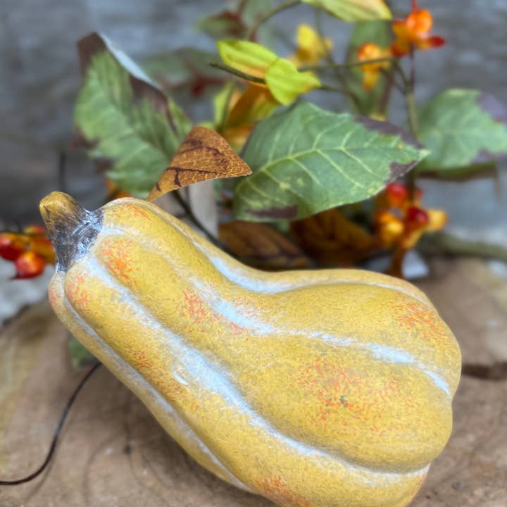 Wholesale Home Decor - Wholesale Decorative Tabletop Object - Butternut Squash 4x3.25in0
