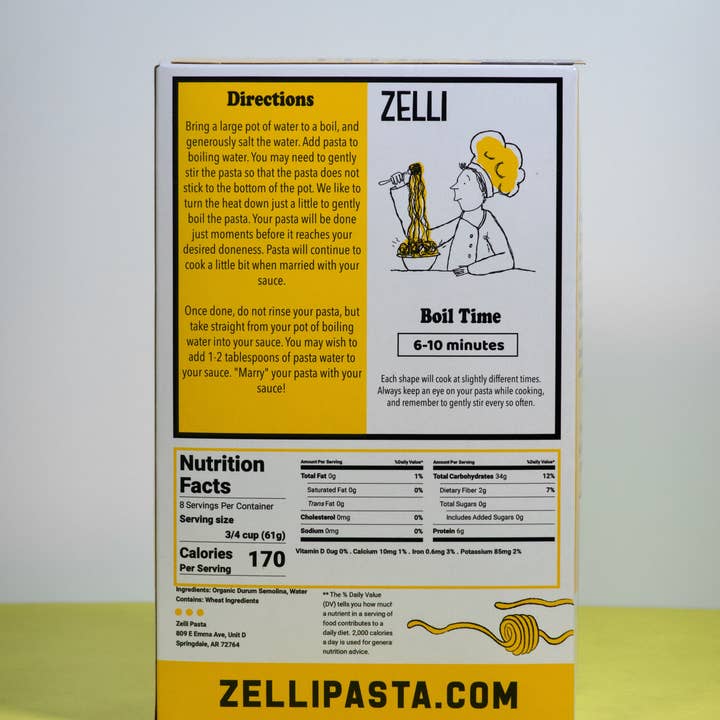 Zelli Pasta - Venta al por mayor Pasta - Fideos para sopa