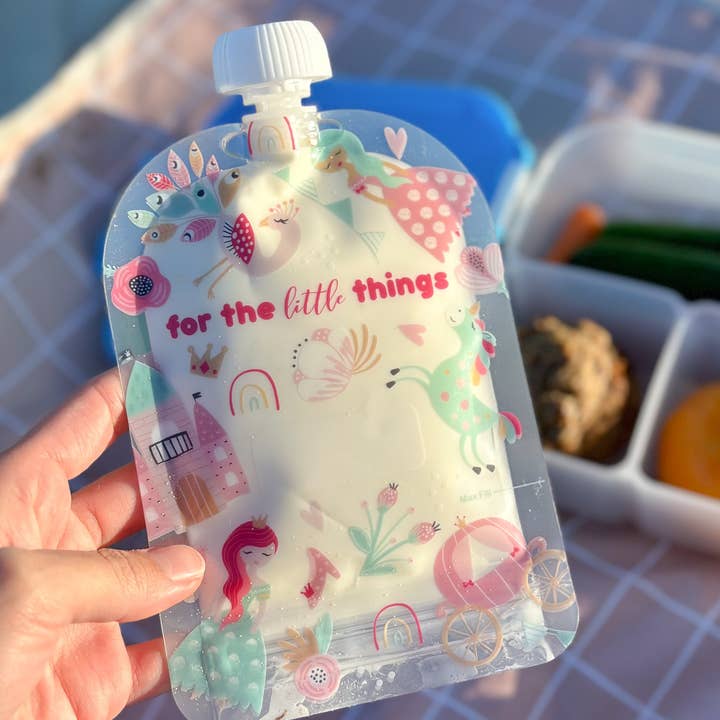 Sinchies - Wholesale Food Storage Wrap/Bag - Sinchies 150ml Reusable Food Pouches - Princess