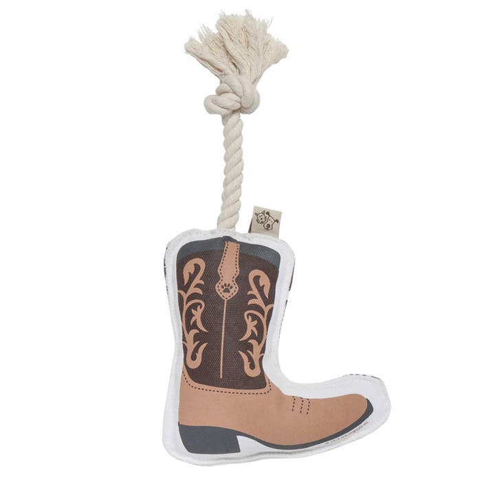 Speckle and Spot by Ore’ Originals - Wholesale Pet Rope Toy - Dog - Rope Dog Toy | Cowboy Boot