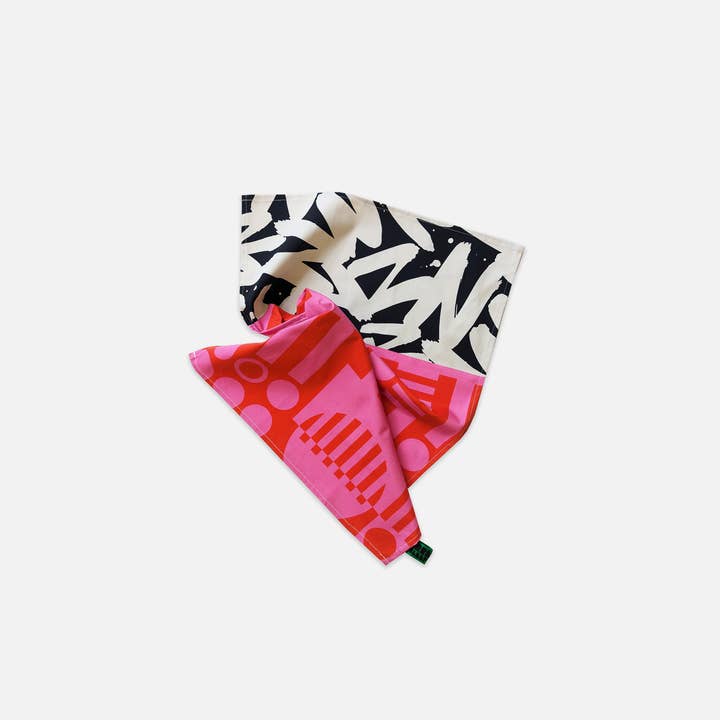 Irregular Sleep Pattern – wholesale Tea towel – Organic Cotton Tea Towel in Marmalade1