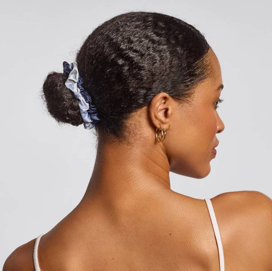 KITSCH - Wholesale Scrunchie - Women's - Ruched Satin Scrunchies 5pc Set - Garden Bouquet4