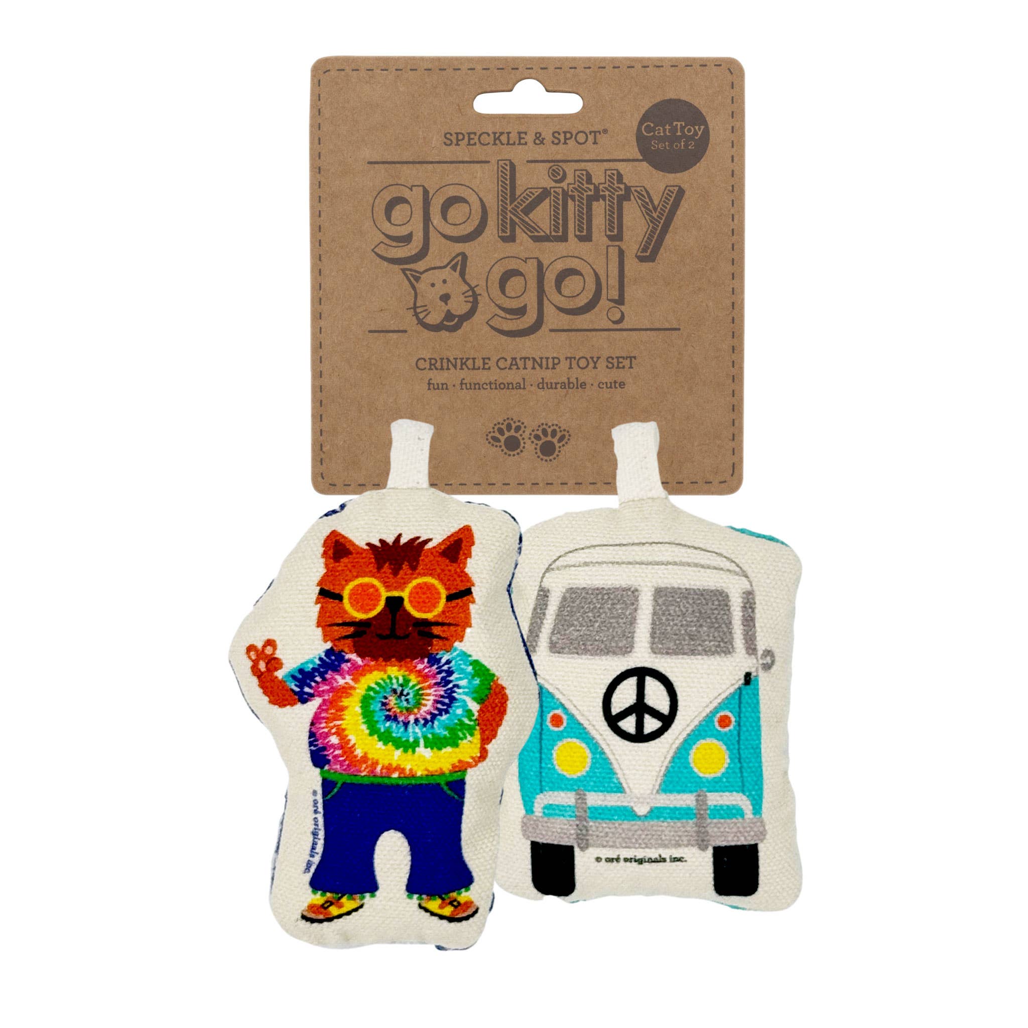 Speckle and Spot by Ore’ Originals - Wholesale Pet Toy Set - Cat - Go Kitty Go Cat Toy Set | Hippie Kitty5