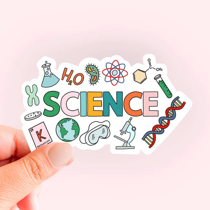 Aimant et autocollant sujet scientifique pour la vente par ChelsCreatesCo