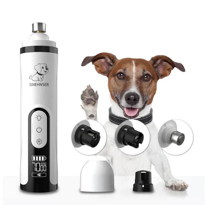 Assortito Smerigliatrice per unghie elettrica a LED per animali domestici - Strumento ricaricabile USB in vendita all'ingrosso su Faire