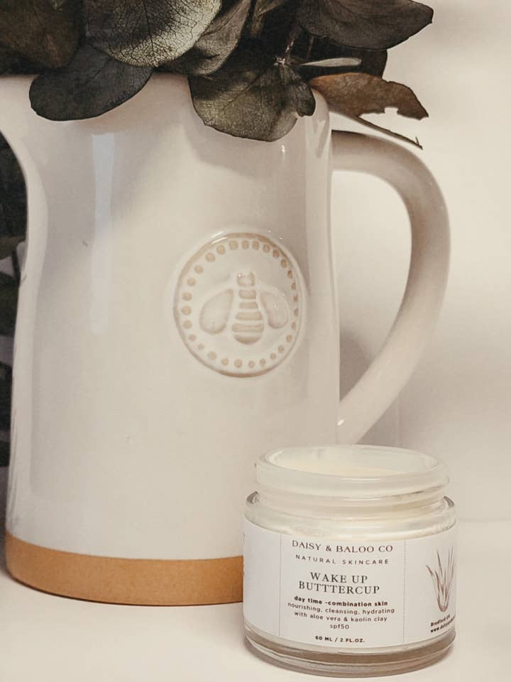 Pommade Wakeup Buttercup (SPF 50) pour la vente par Daisy & Baloo Co