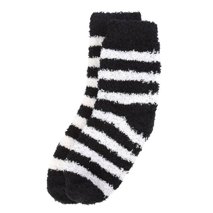 Something Different Wholesale - Vente Chaussettes – femme - Chaussettes gothiques rayées pour Halloween dans boîte-cercueil2