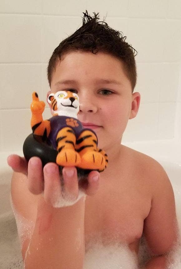 Rubber Tubbers - Wholesale Bath Toy - Baby - Clemson University - Tigers - Premium Bath Toy Collectible7