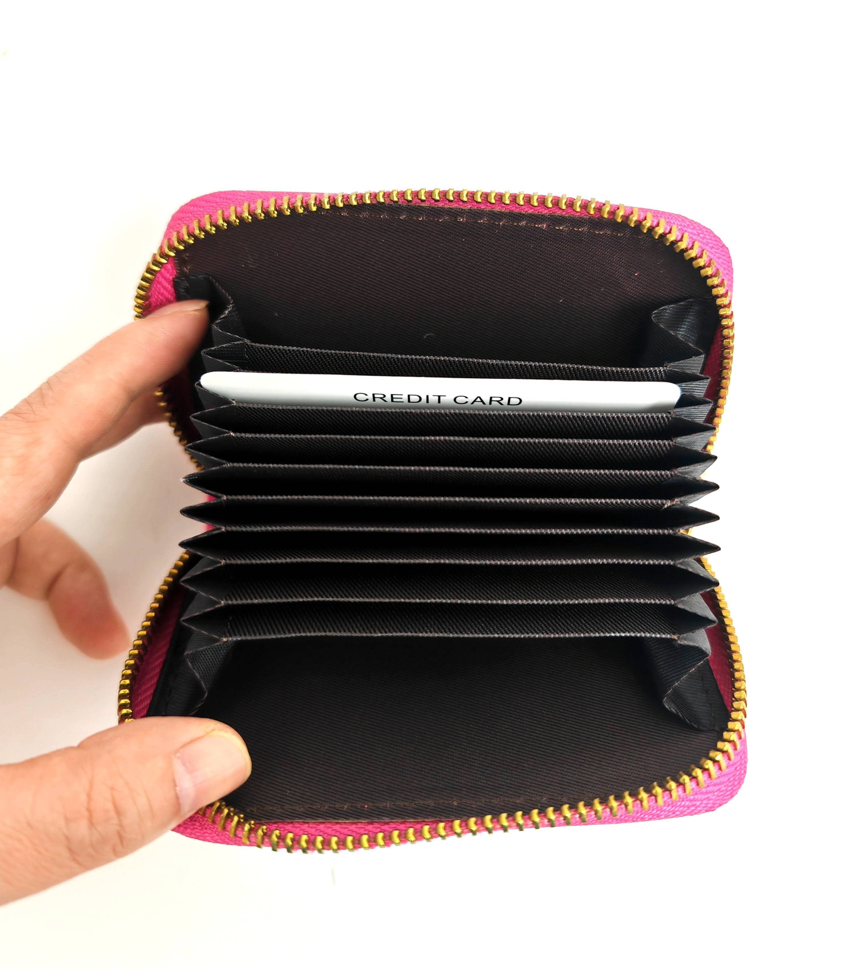 Superbia - Wholesale Wallet - Women's - Genuine Leather Zip Around Tree Life Card Holder-10810