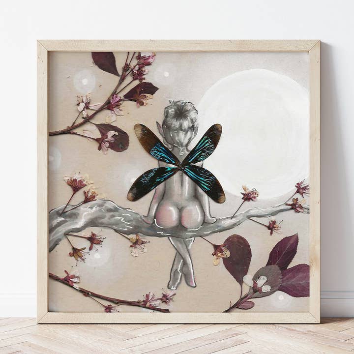 Moon Fae - Art Print for wholesale by Anise Designs
