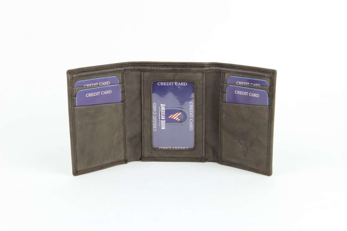 Leather Impressions Inc - Wholesale Wallet - Men's - American Bison Tall Trifold Wallet10