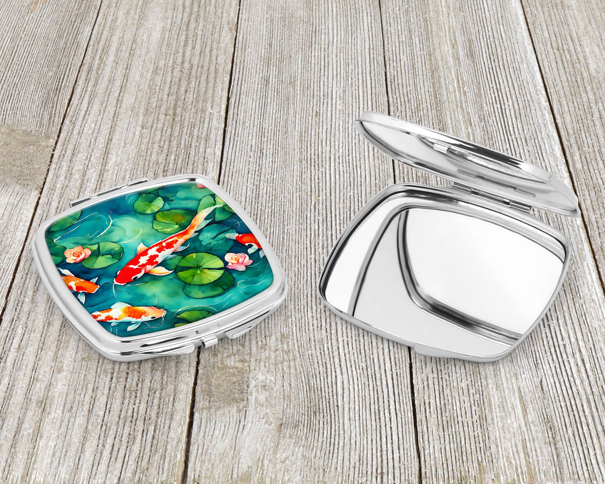Caroline's Treasures - Wholesale Compact Mirror - Koi Fish Compact Mirror DAC28011
