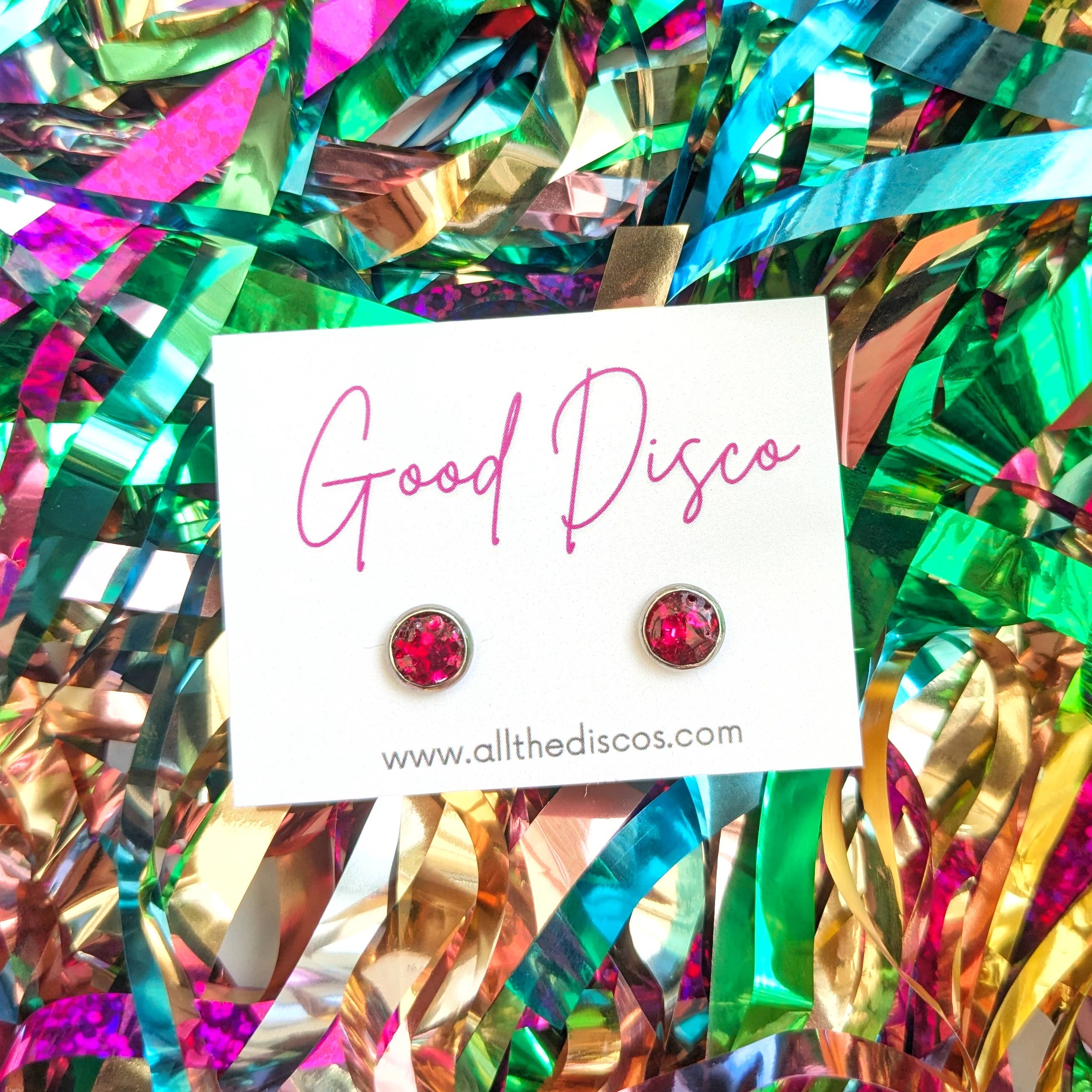 All The Discos - Wholesale Stud/Post Earrings - Good Disco Stud Earrings21