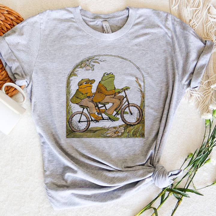 House Of Rodan - Wholesale T-Shirt (Graphic) - Women's - Frog & Toad - Cottagecore Meme Book T-Shirt