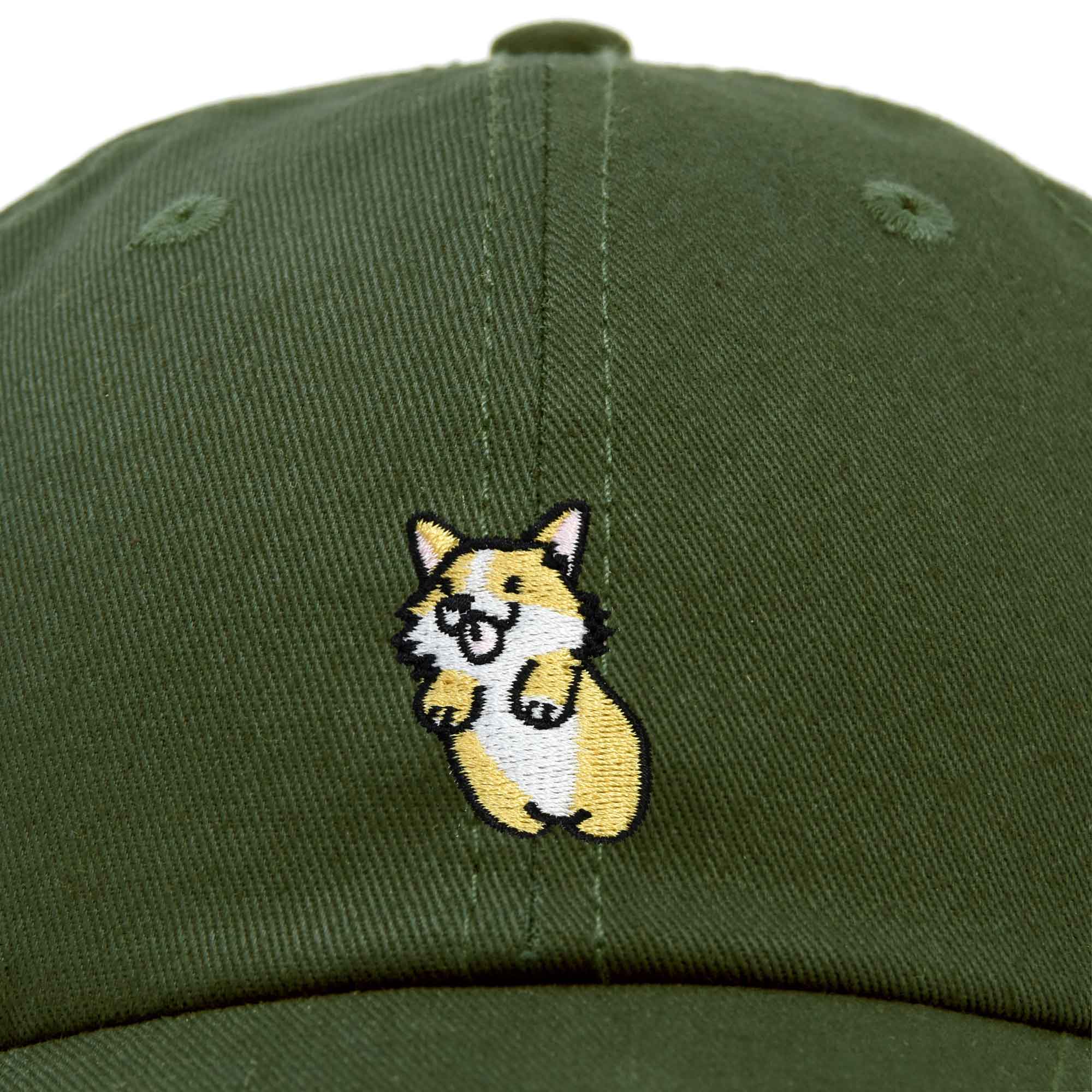 Dalix - Wholesale Baseball Cap - Women's - DALIX Cute Leaping Corgi Hat Womens Embroidered Baseball Cap25