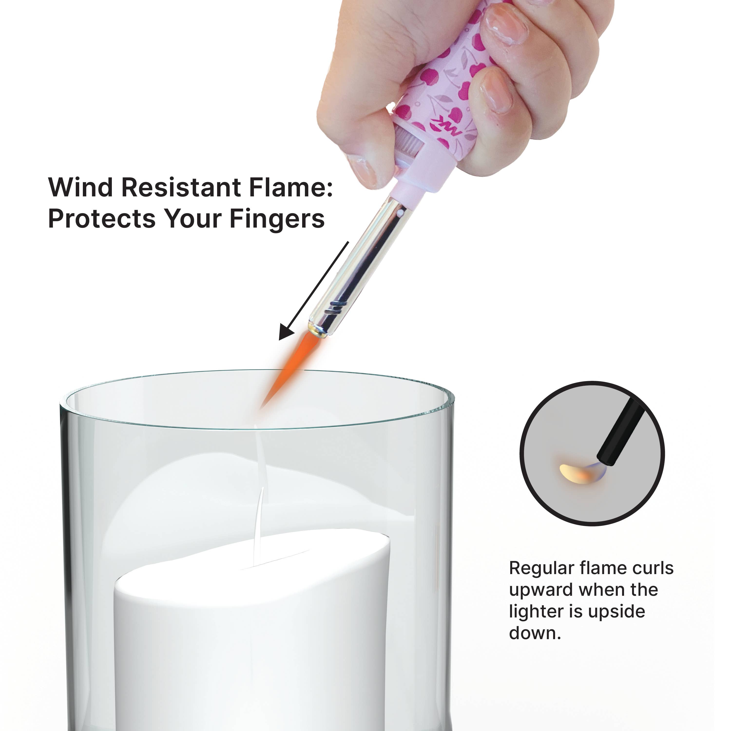 MK Lighter Company - Vendita all'ingrosso Accendini - MK Lighter Company Set di 50 Accendini con Fiamma Antivento, Serie Charm3