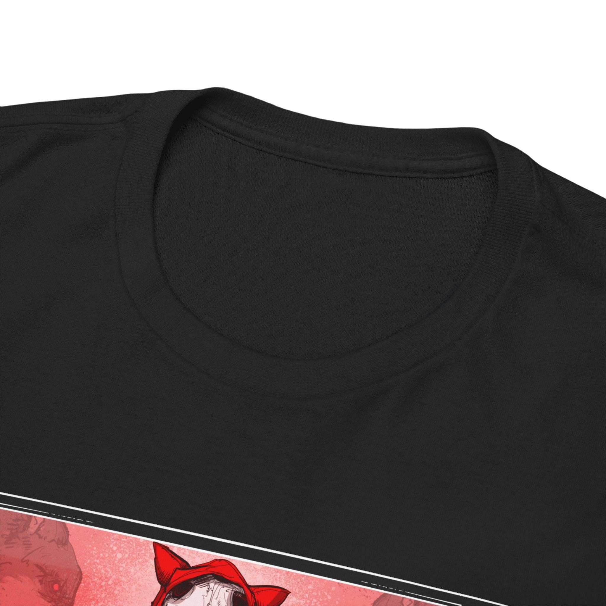 LVB Art - Wholesale T-Shirt (Graphic) - Unisex - Red Riding Hood Tarot  (Front & Back Print) Unisex Heavy Cotton Tee5