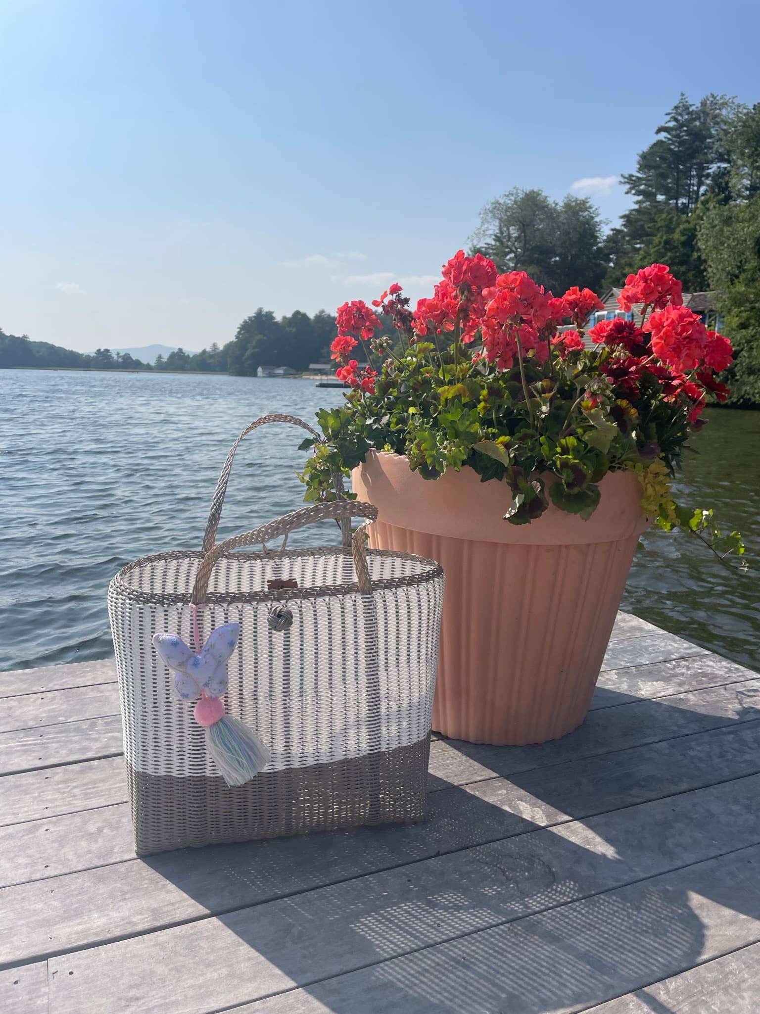 The Lilley Line - Wholesale Tote Bag - Women's - Medium, Rothko in White + Putty Tote6