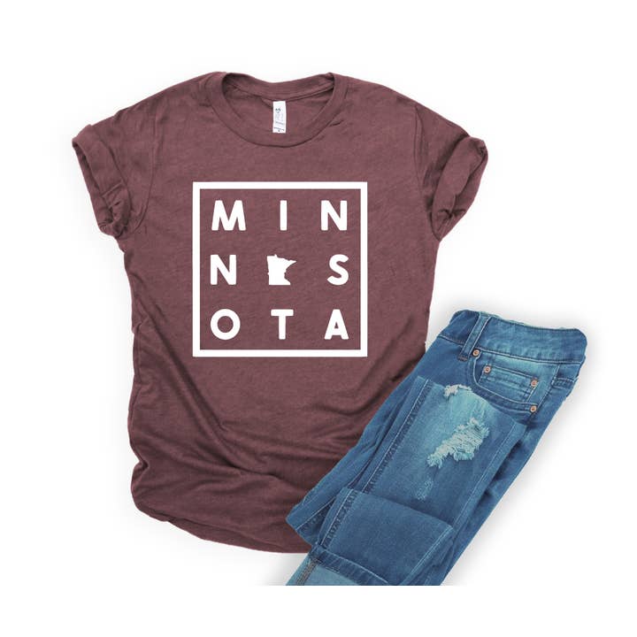 Minnesota T-Shirt for wholesale by Small Town Clothing Company