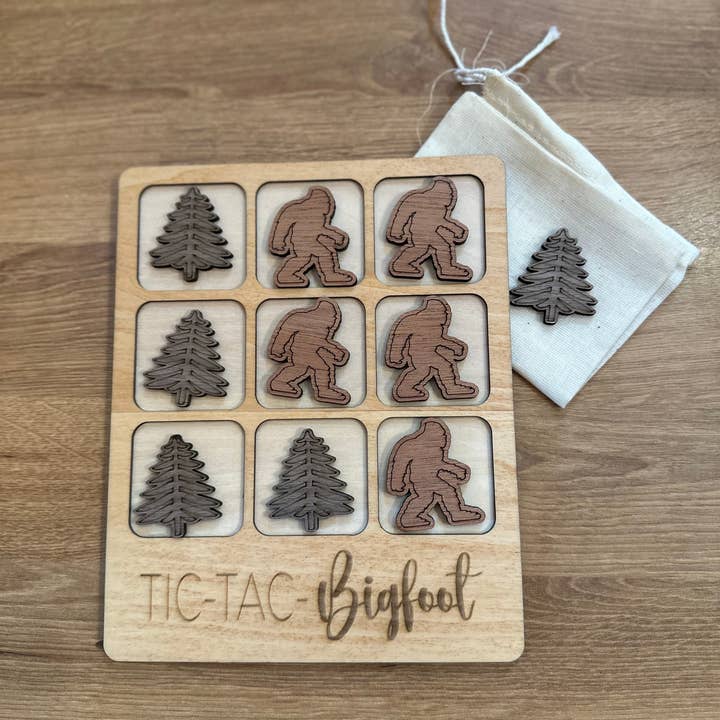 Mae'd - Wholesale Board Game - Bigfoot Tic Tac Toe Game