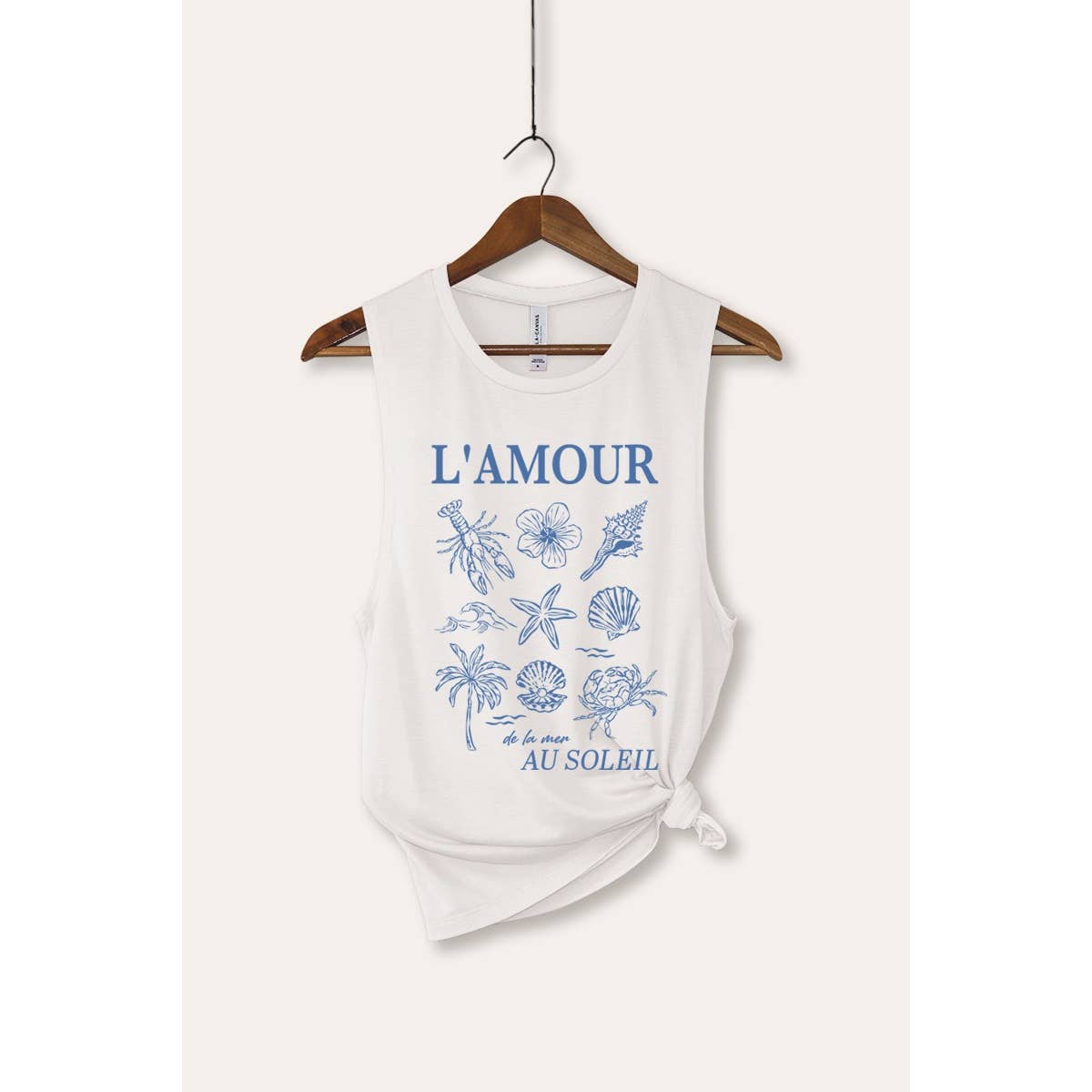 PINK NABI – Engroshandel Tanktop – Kvinder – L'AMOUR AU SOLEIL KYSTGRAFISK TANKTOP5