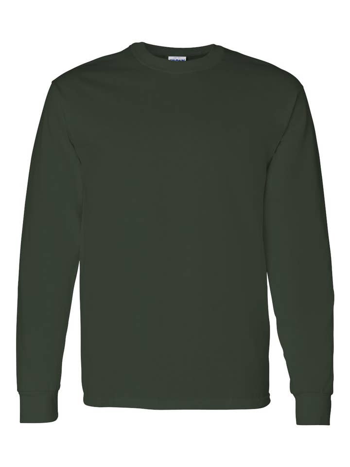 Total Apparel - Wholesale T-Shirt - Unisex - Gildan Adult Heavy Cotton Long-Sleeve Blank T-Shirt | G540