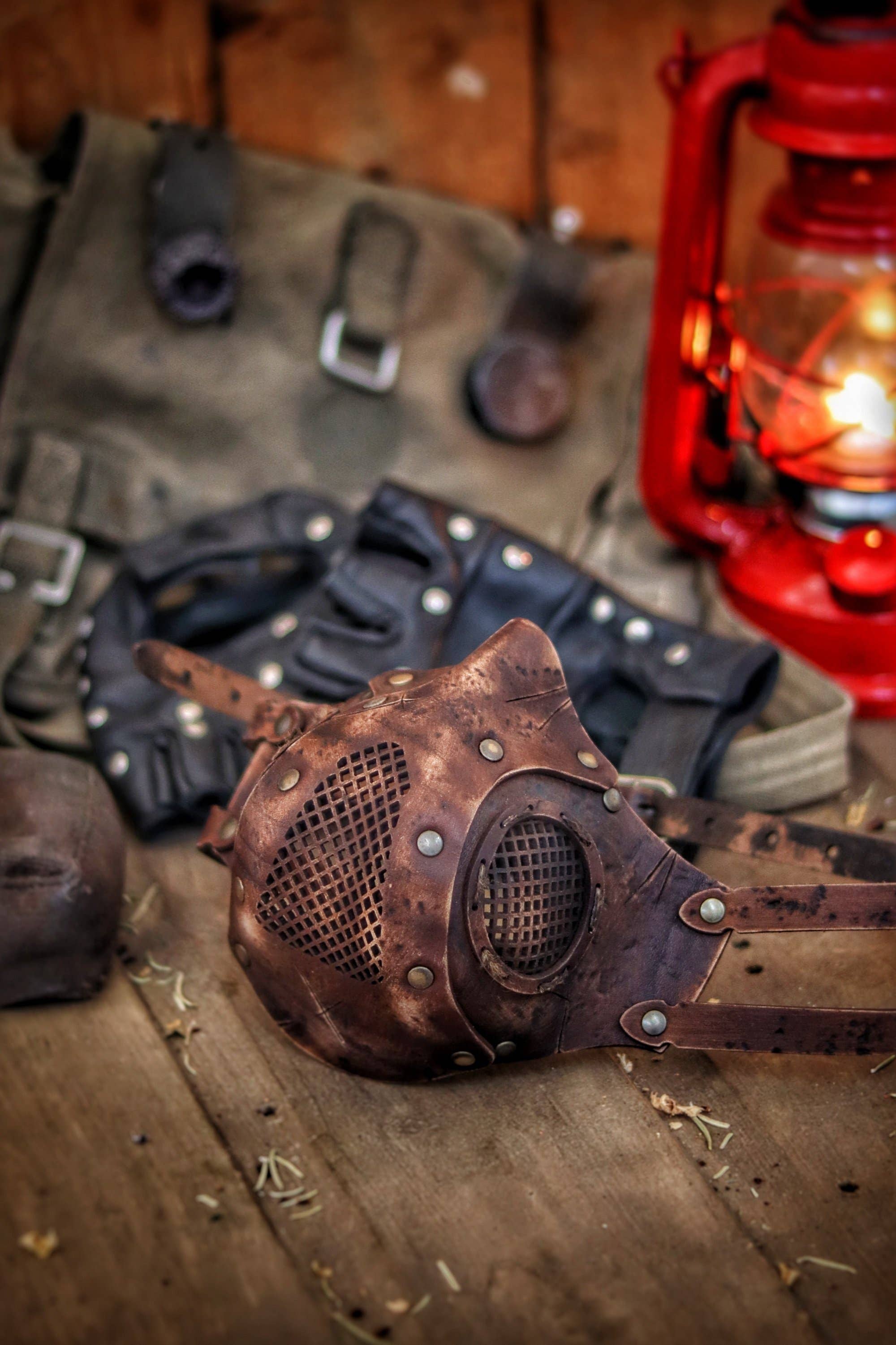 Outcast Props - Wholesale Costume - Unisex - Rage Leather Face Mask6